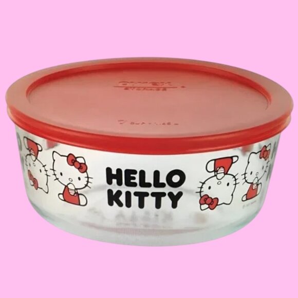 Hello Kitty Pyrex Container - Picture 1 of 5